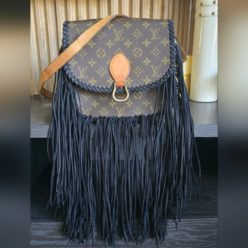 Louis Vuitton Fringed revamped Saint Cloud GM with Fringe & braiding